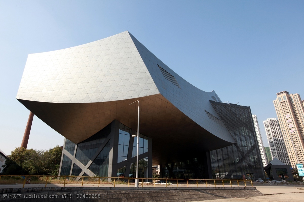 张 洞 博物馆 工程 张之洞 蓝天 建筑 素材库 建筑园林 建筑摄影