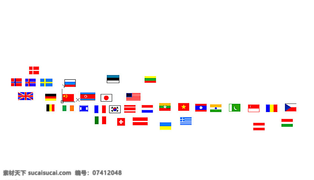 国旗图案 图案 国旗 色彩 比例 绘画 标志图标 其他图标 dwg 白色