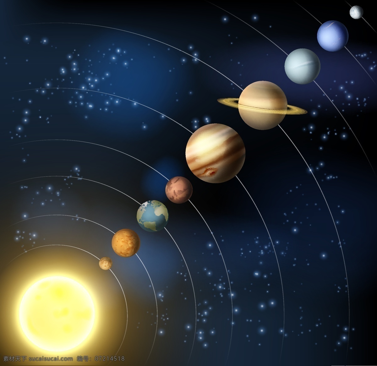 太空外星星系 太阳系行星 太空 宇宙 科幻 外星 外星球 星系 太阳系 星星 行星 现代科技