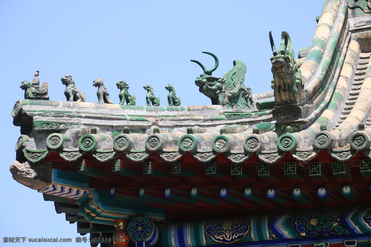 飞檐 古建筑 瓦当 斗拱 中国建筑 北海公园 建筑园林 建筑摄影