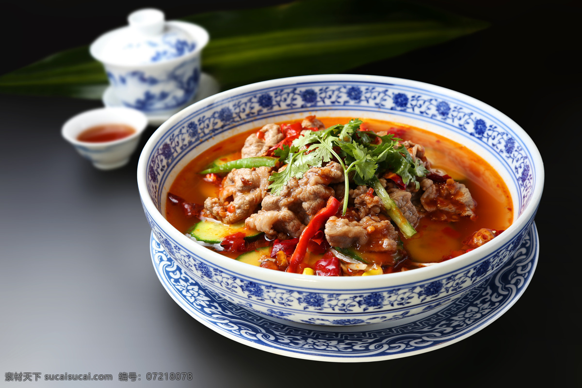 水煮牛肉 水煮肉片 川菜 中国菜 传统美食 餐饮美食 高清菜谱用图