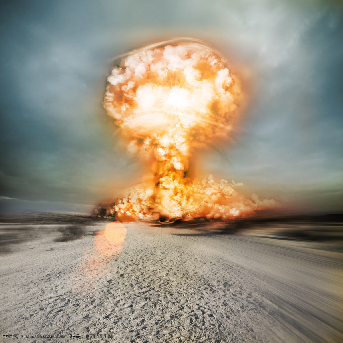 沙漠 原子弹 爆炸 蘑菇云 原子弹爆炸 核爆炸 核武器 其他类别 生活百科