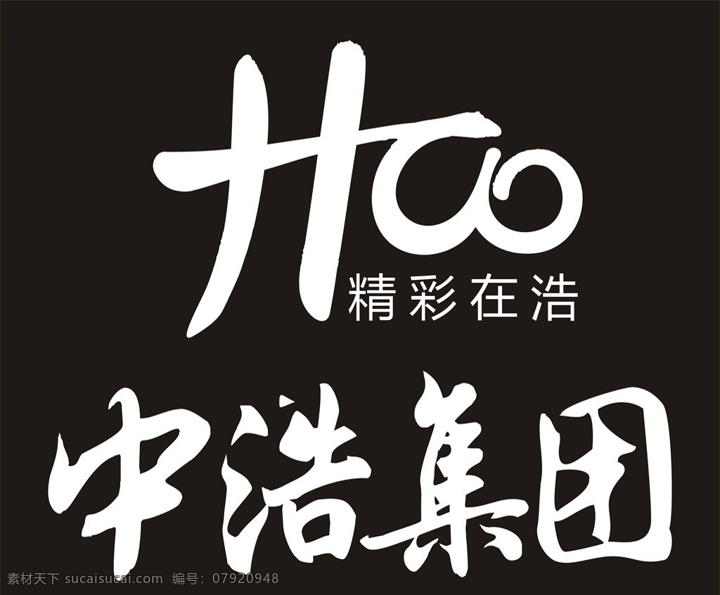 中浩集团 精彩生活 logo 标志