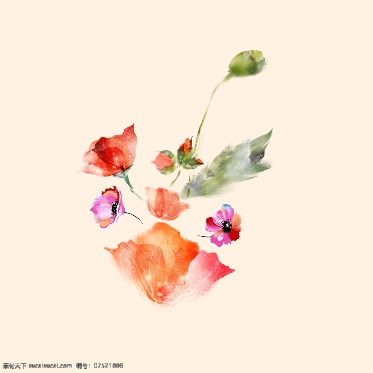 位图免费下载 服装图案 花朵 位图 植物 pop原创 面料图库 服装设计 图案花型