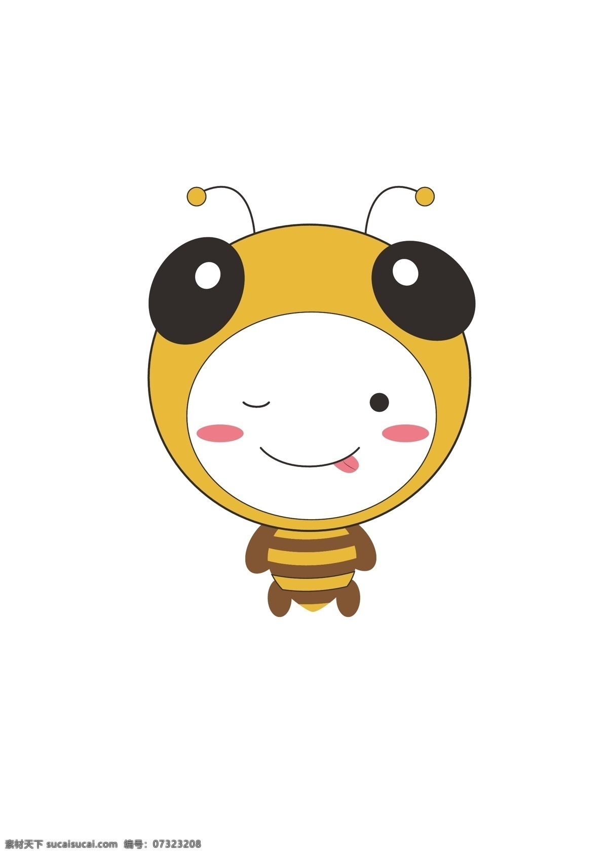 可爱q版蜜蜂 蜜蜂 卡通蜜蜂 矢量蜜蜂 手绘蜜蜂 蜜蜂素材 卡通小蜜蜂 可爱动物 可爱小蜜蜂 底纹边框 背景底纹 q版 ai矢量图库 动漫动画 动漫人物