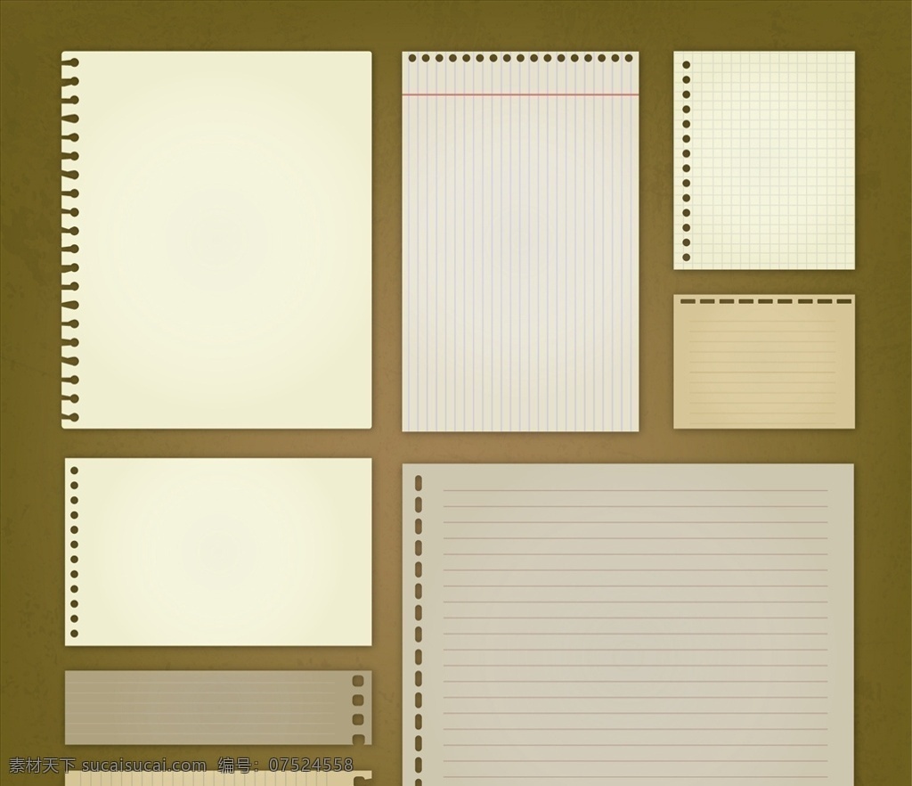 便签纸 纸张 笔记型电脑 笔记 请注意 笔记本 空白 薄板 各种品种 图标 高清 源文件