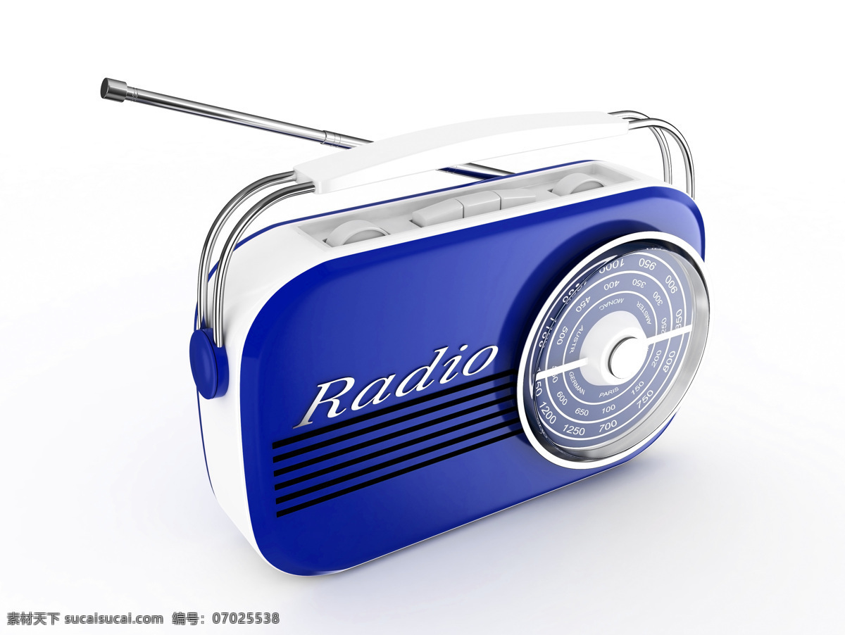 蓝色 收音机 音乐器材 音乐设备 收音机摄影 音乐收听 其他类别 现代科技