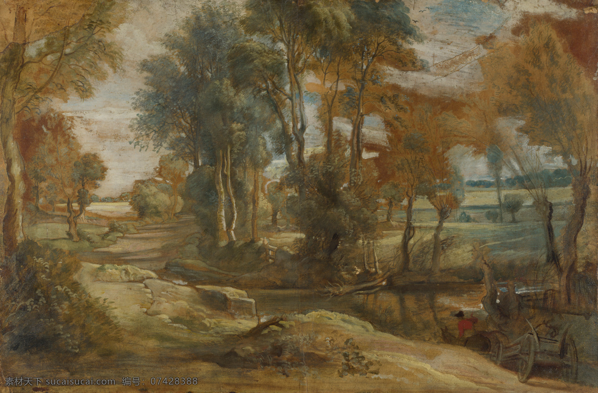自然风光 油画 背景 景区 乡村田园 插画 手绘 装饰画 无框画 底纹背景 写生 场景 抽象 艺术 书画文字 文化艺术