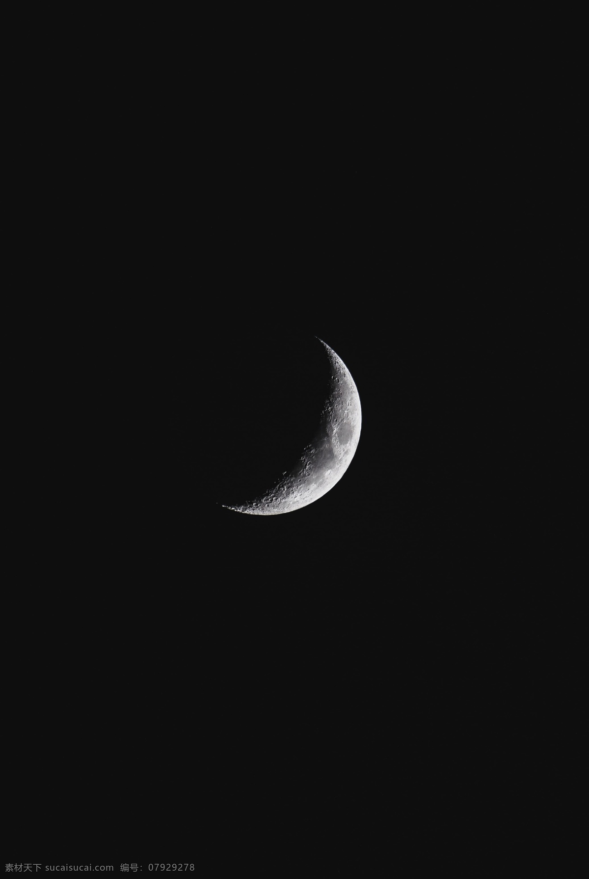 弯弯 月亮 银色 月光 月球 明月 弯月 月牙 月芽儿 月相 宇宙 天空 夜空 月面 自然景观 自然风景