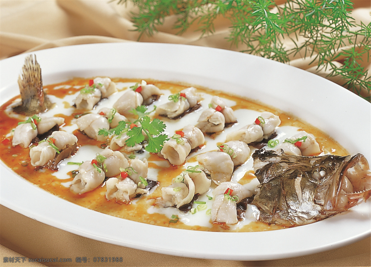 芙蓉蒸桂鱼 美食 传统美食 餐饮美食 高清菜谱用图