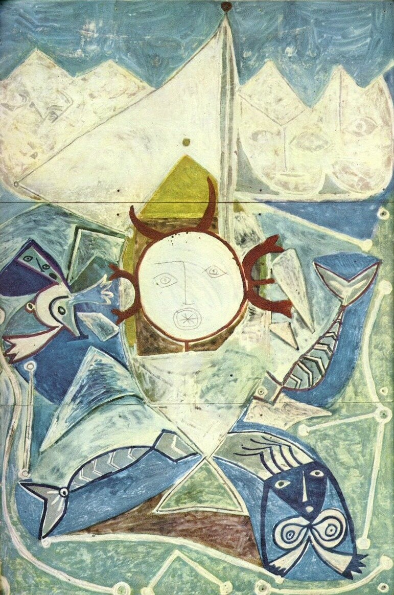 sir 濡 宔 s 西班牙 画家 巴勃罗 毕加索 抽象 油画 人物 人体 装饰画 les et ulysse 1947 装饰素材