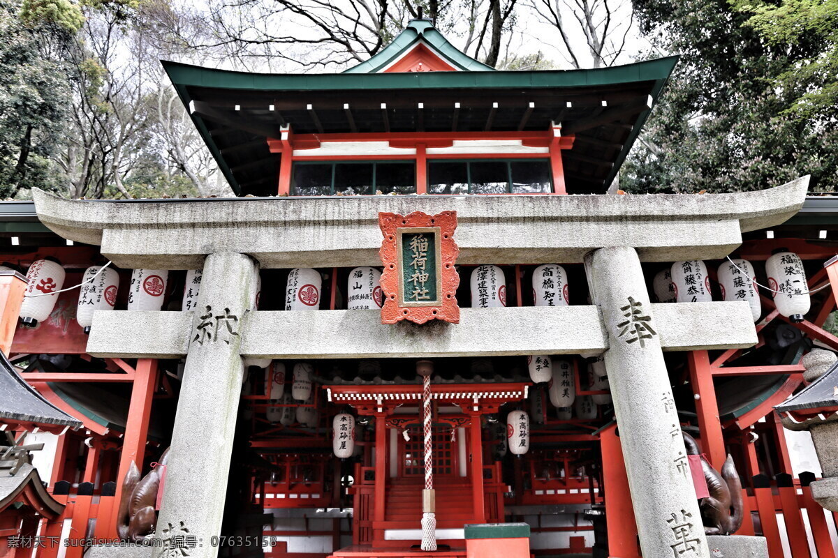日本 神社 建筑 日本神社 神道教 社屋 神宫
