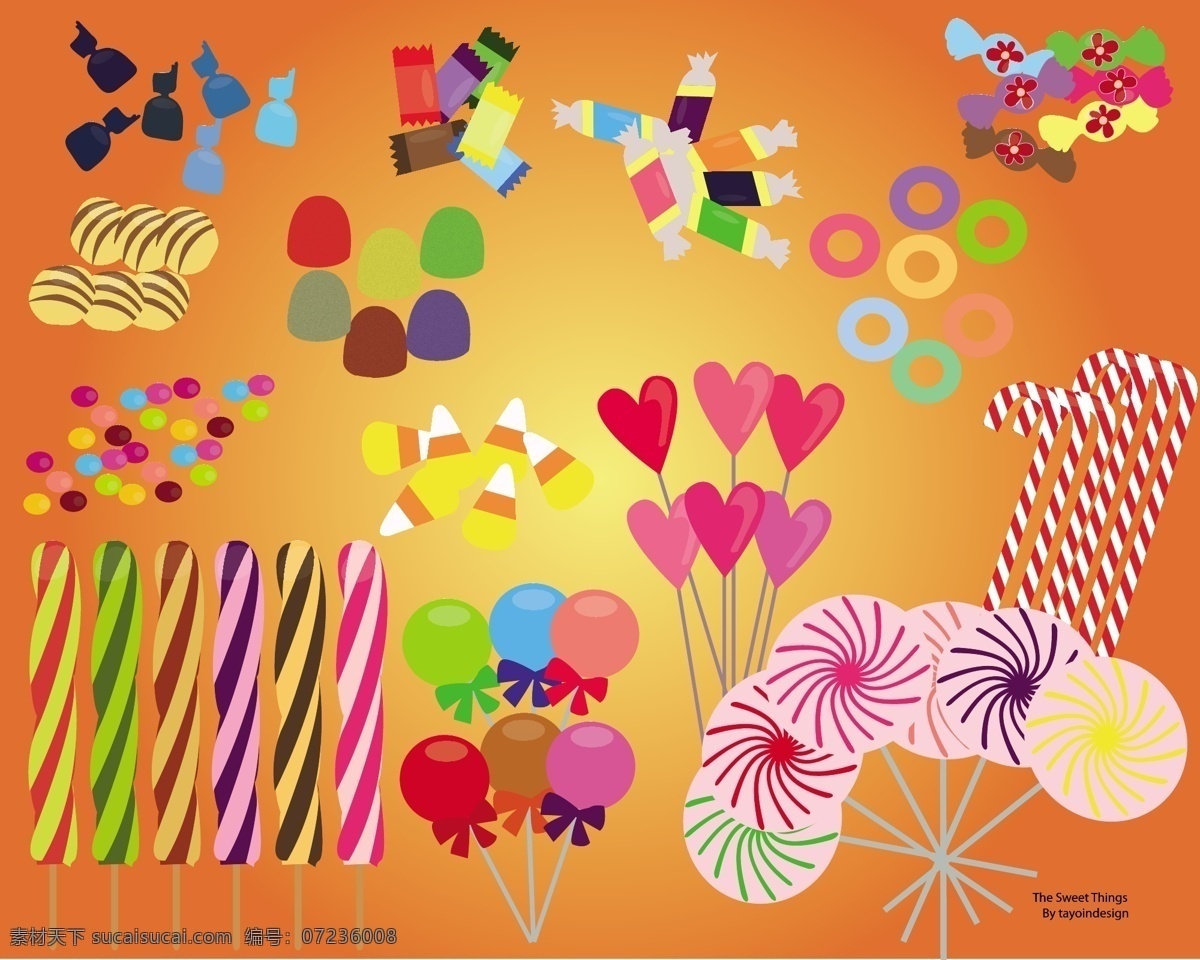 甜蜜 糖果 释放 向量 甜蜜糖果 气球 卡通 动漫背景