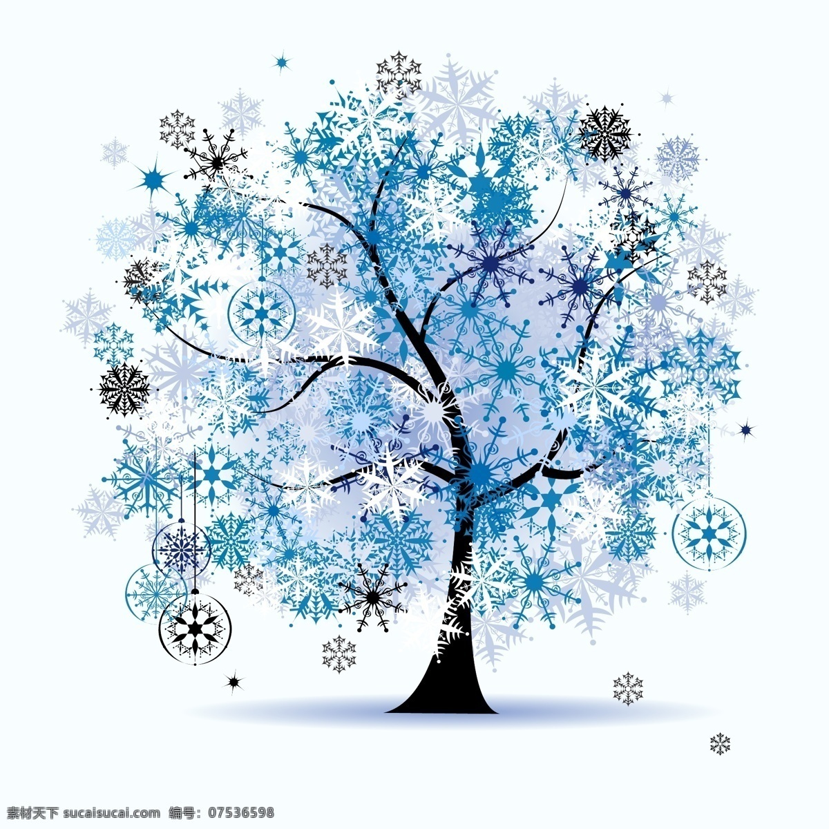 四季 气息 缤纷 彩色 树 矢量 eps格式 春 冬 可爱 秋 矢量素材 夏 自然 矢量图 其他矢量图