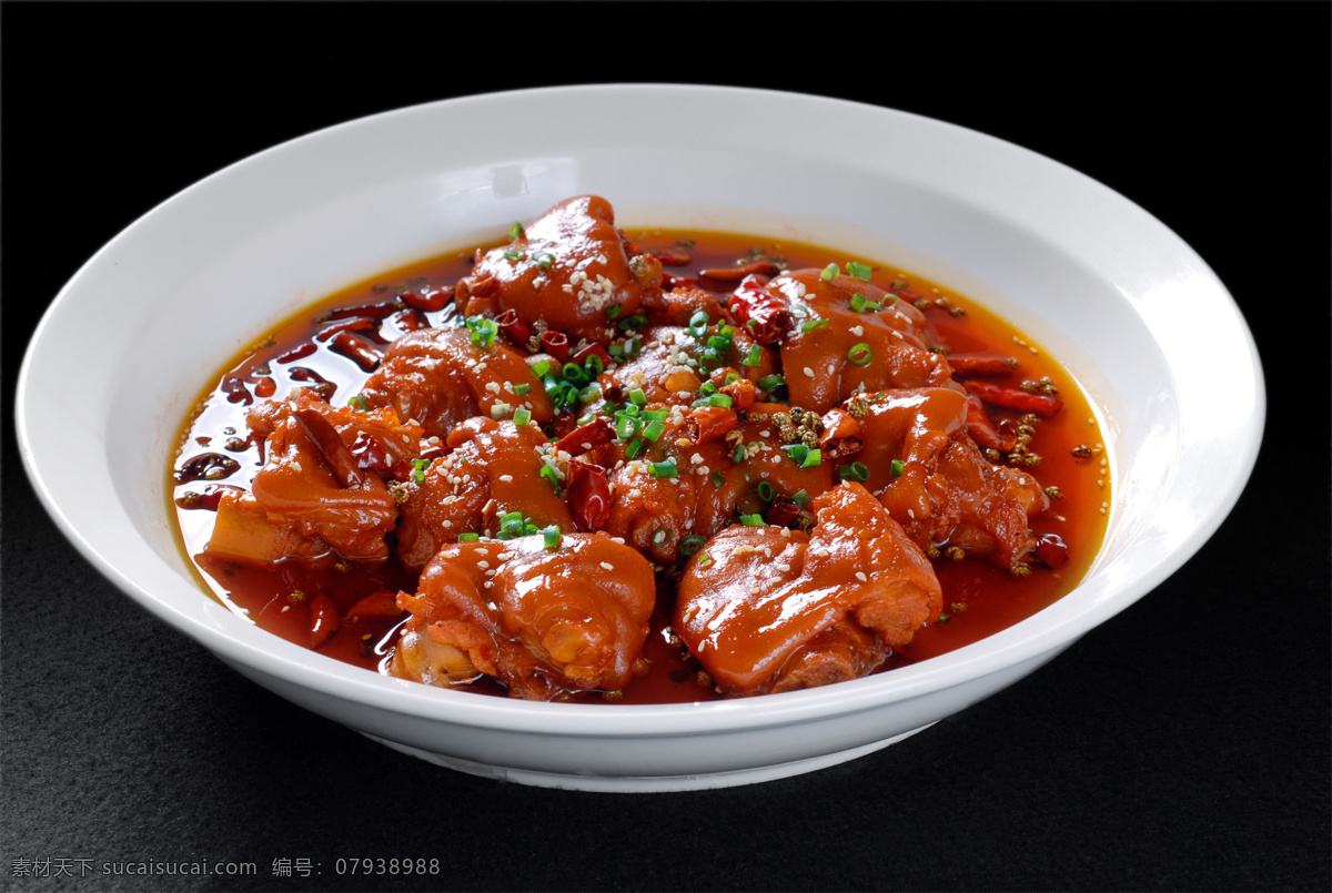 热香辣美容蹄 美食 传统美食 餐饮美食 高清菜谱用图