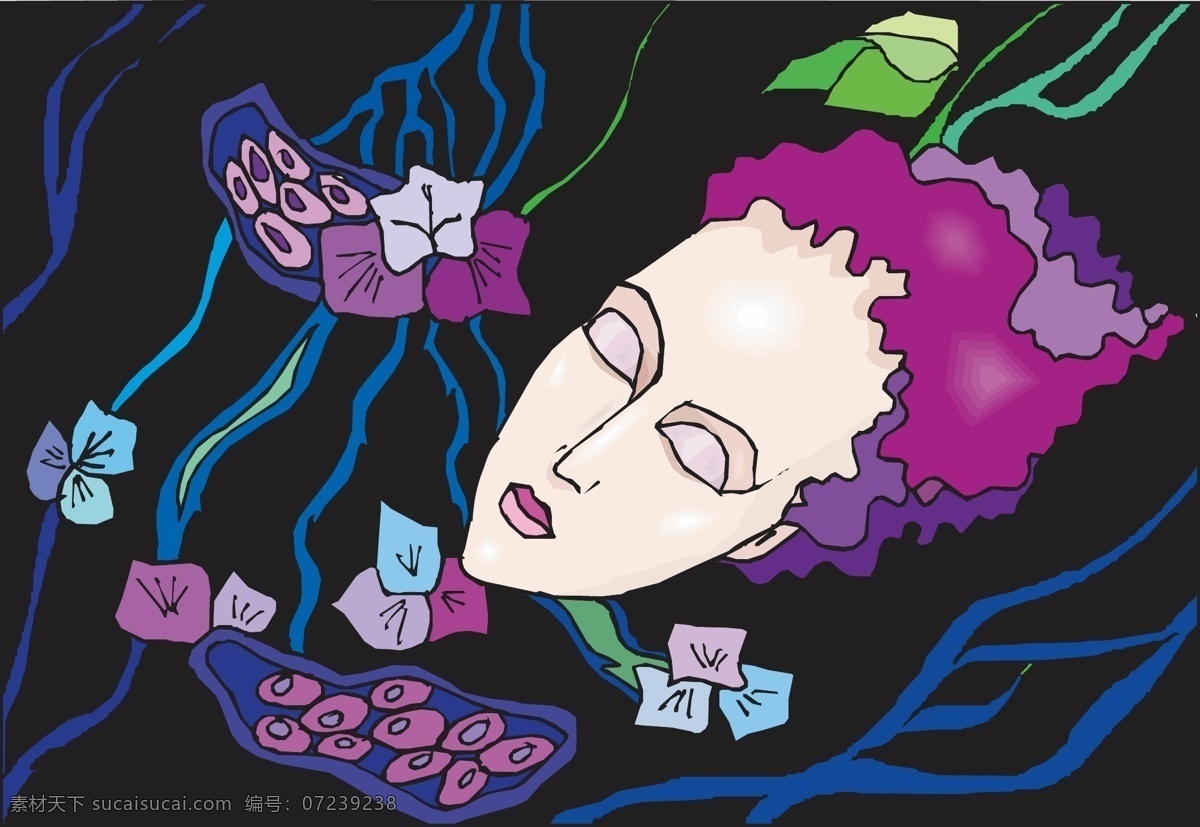 另类 人物 插图 妇女女性 另类插画 美女 矢量人物 矢量图库 另类人物插图 另类人物插画 另类人物 插画集