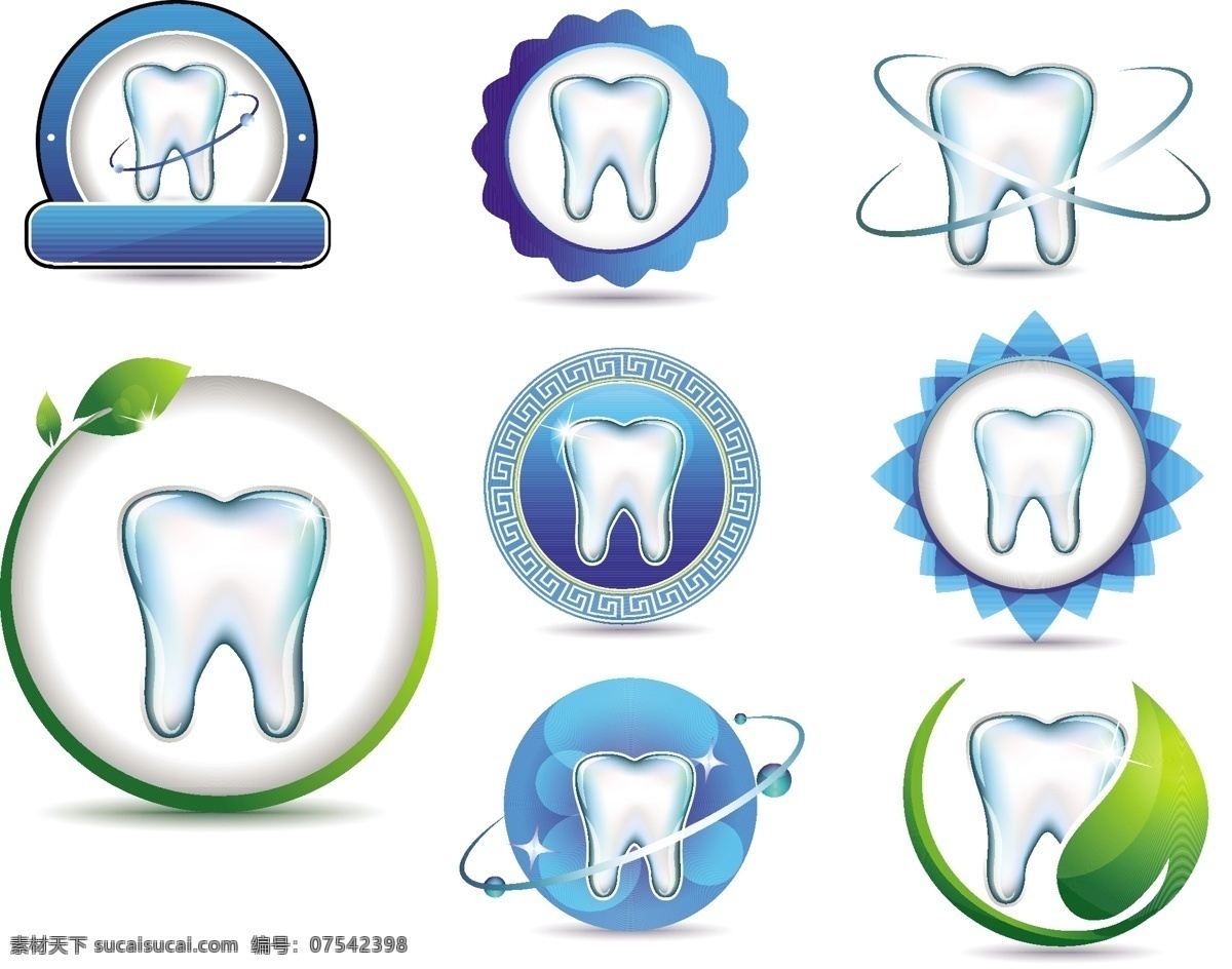 牙齿 健康 宣传 矢量图