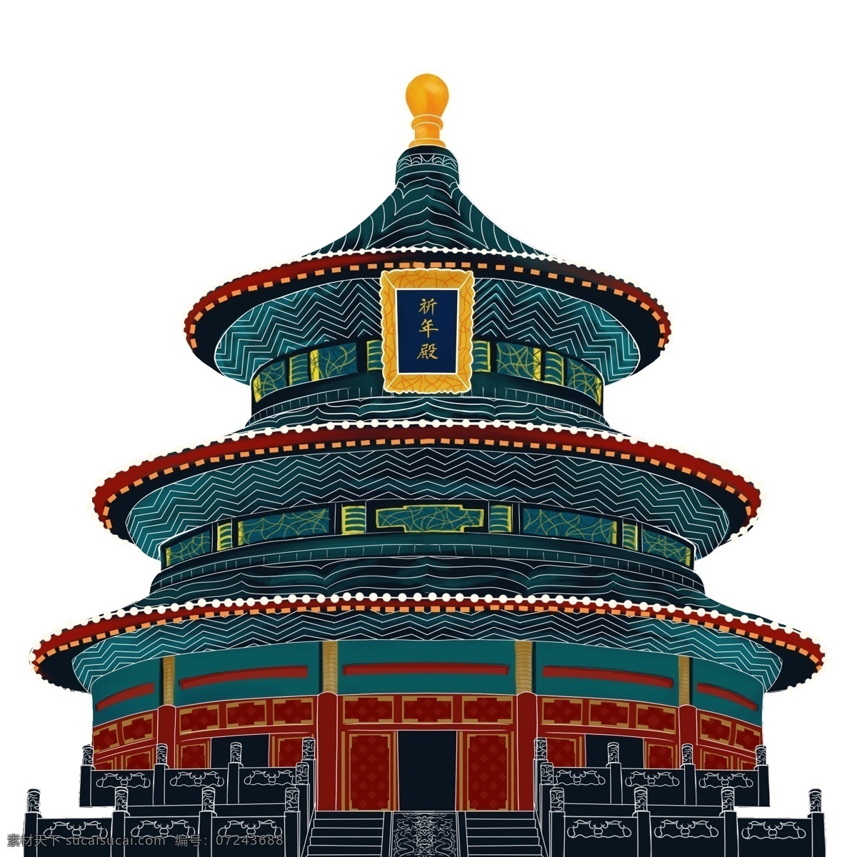 复古 空气 感 天坛 古建筑 旅游 场所 北京 地标 建筑