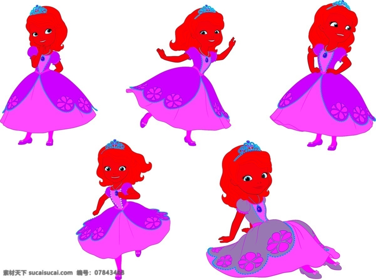 索菲亚 公主 矢量图 索菲亚公主 sofia 迪士尼公主 小飞马 卡通公主 可爱公主 迪士尼 动漫动画 动漫人物