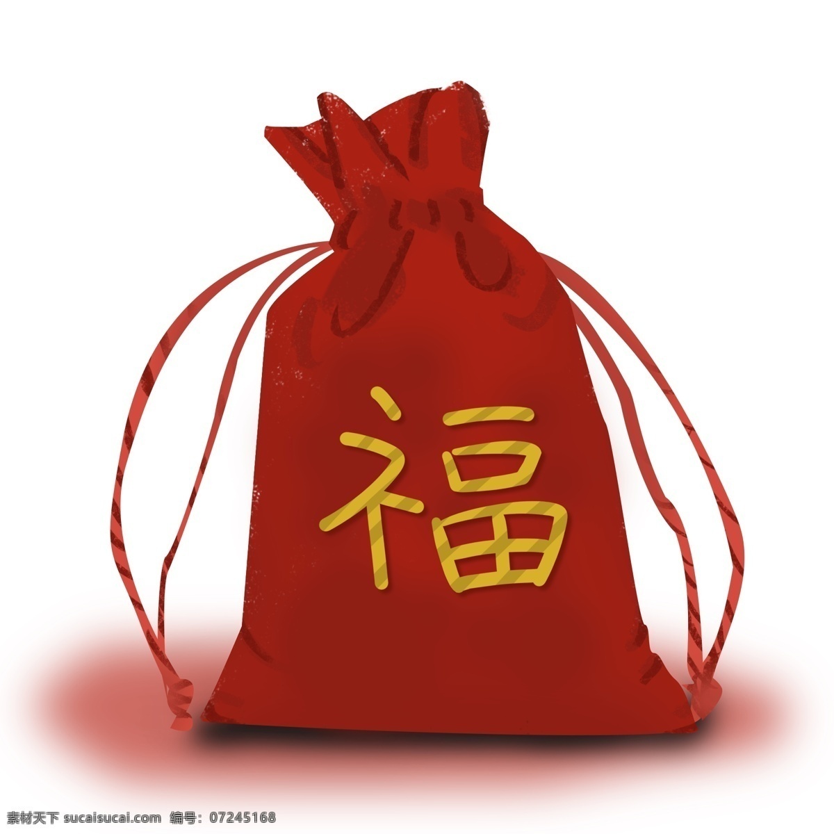 新年 红色 喜庆 吉祥 福 袋 商用 春节 福袋 过年 欢乐