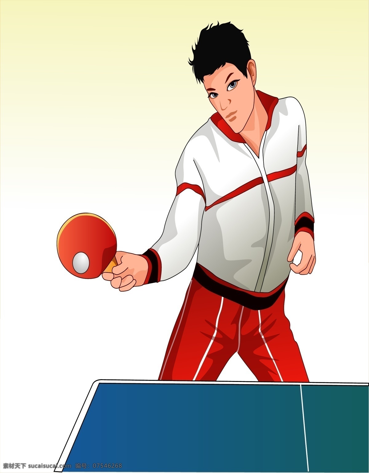 乒乓球 比赛 人物 乒乓球比赛 乒乓球网 乒乓球桌 乒乓球拍 奥运会 适量人物 适量 体育运动 文化艺术 矢量