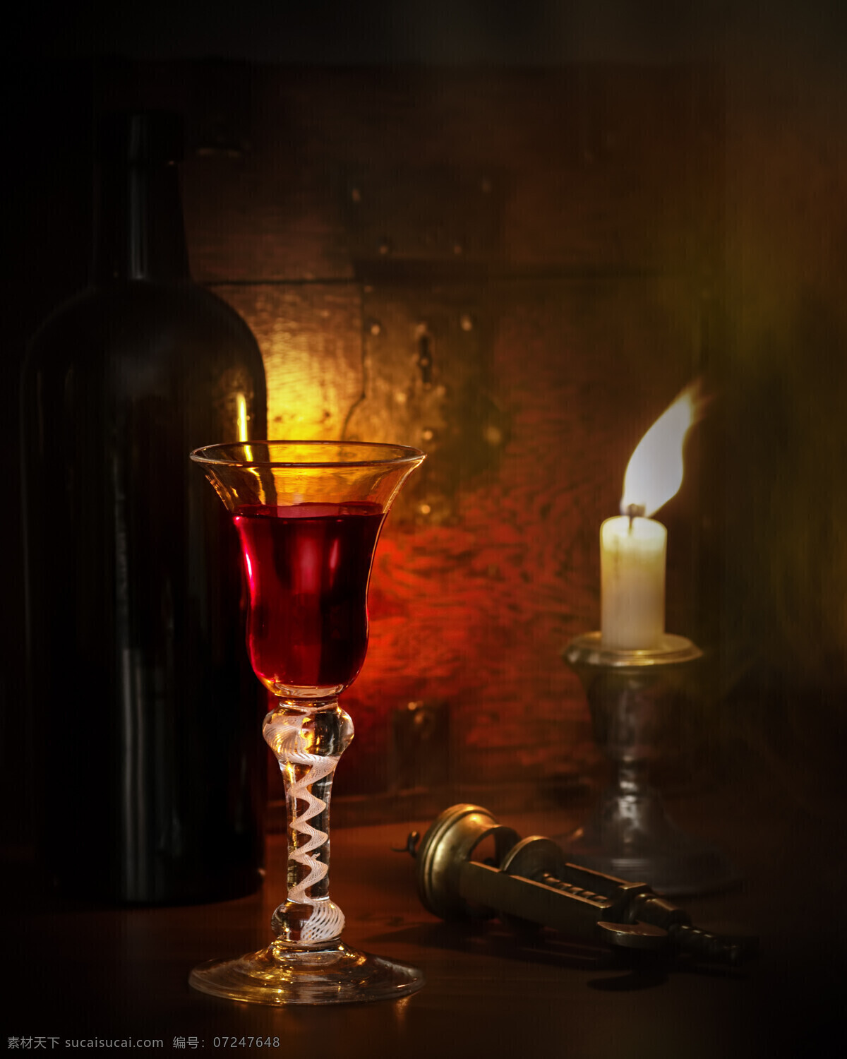 酒杯 蜡烛 红酒 开瓶器 酒水 酒类图片 餐饮美食