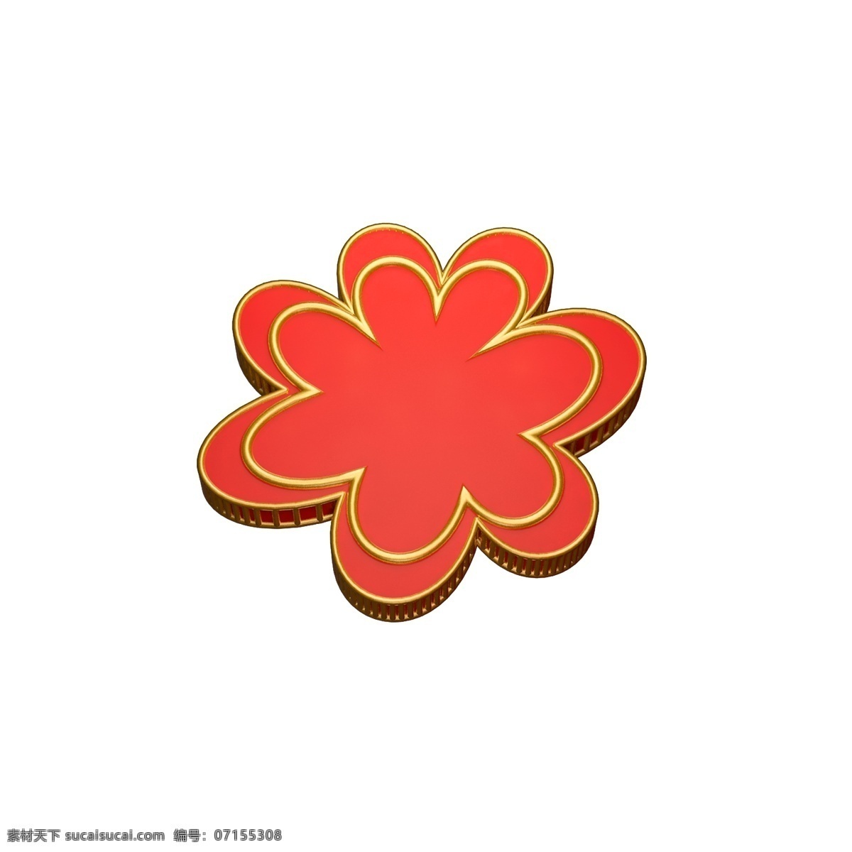 新年 中国 风 海报 边框 花 形 c4d 中国风 文本框 标题框 古典 红色 花形 喜庆边框 立体 3d 新年边框 春节边框 边框设计