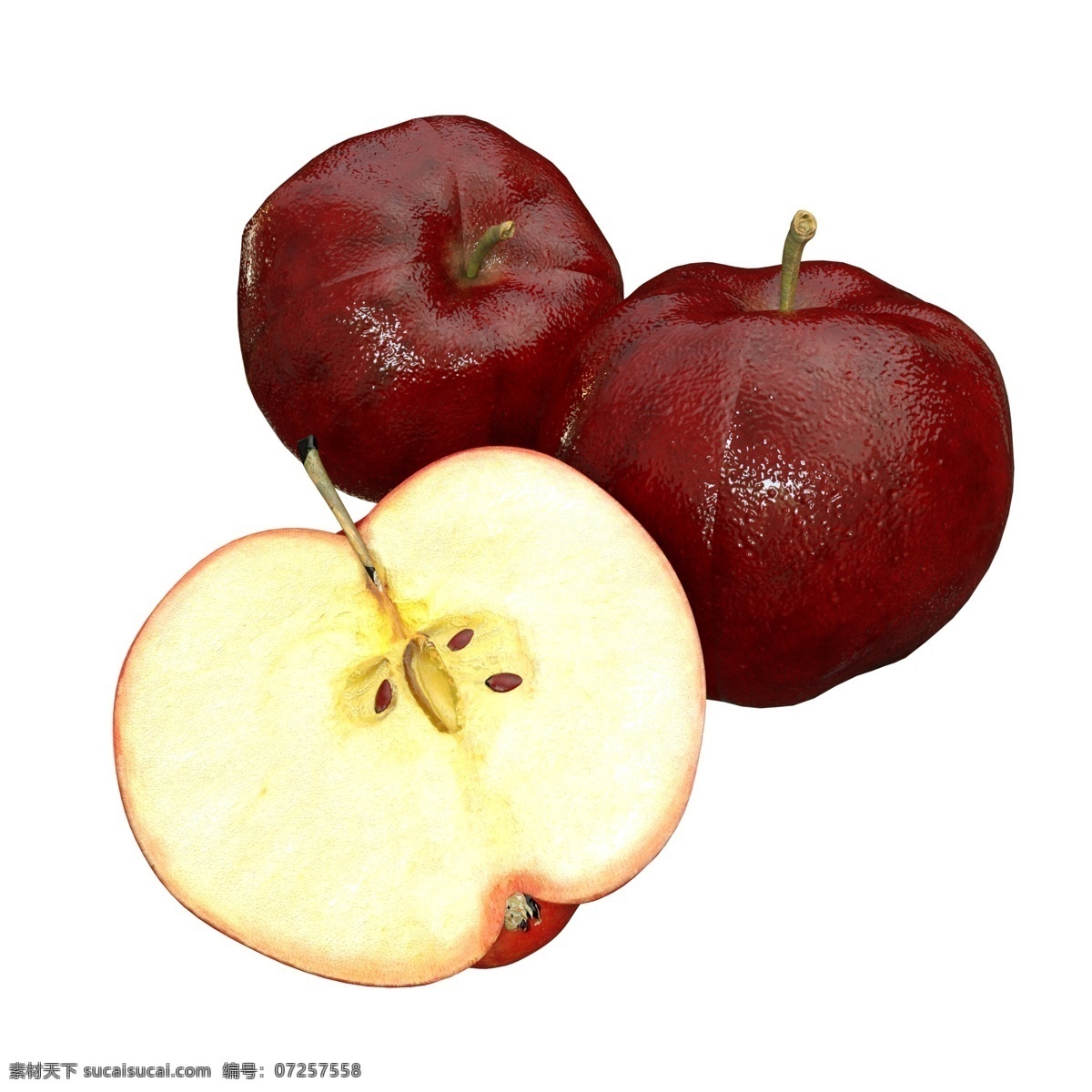 美国 蛇果 免 抠 元素 水果 苹果 美国蛇果 展示水果 生物静物