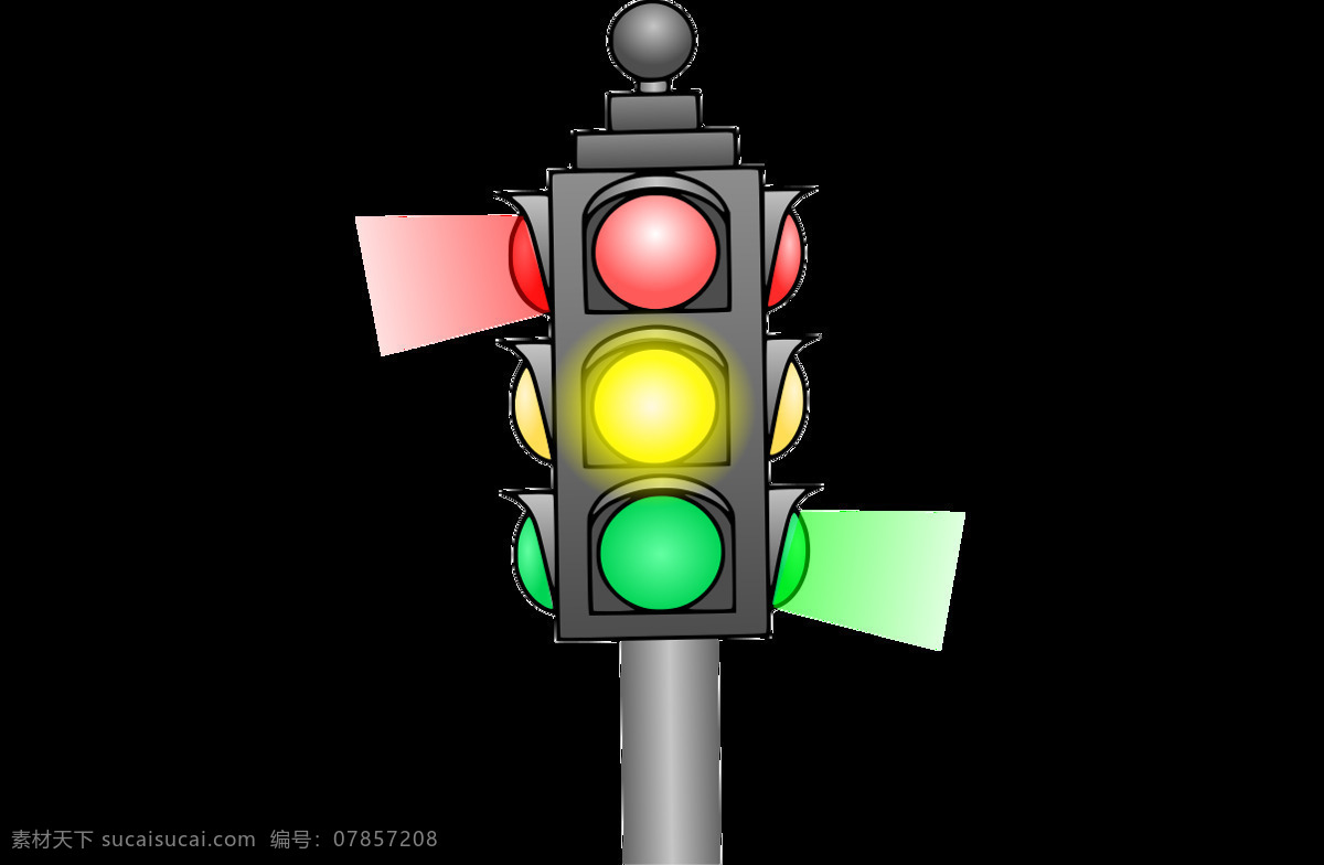 卡通 交通信号灯 元素 png元素 红绿灯 交通 免抠元素 透明素材 信号灯