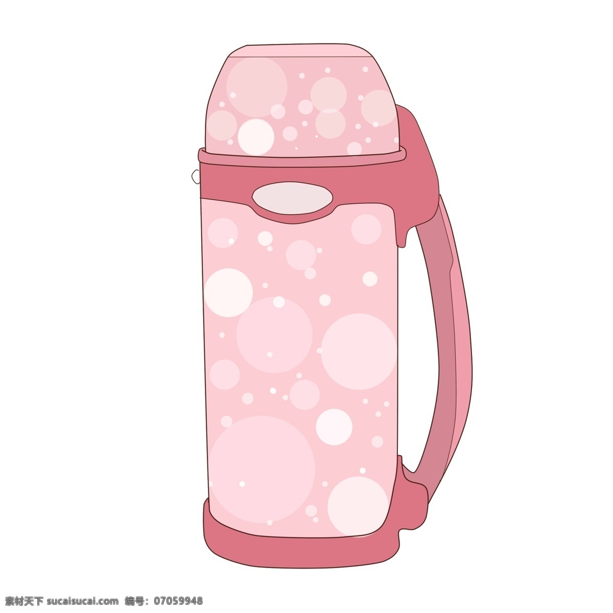 粉色 儿童 水杯 插画 粉色的水杯 精致的杯子 儿童水杯 水杯插画 手绘水杯 漂亮的水杯 卡通水杯