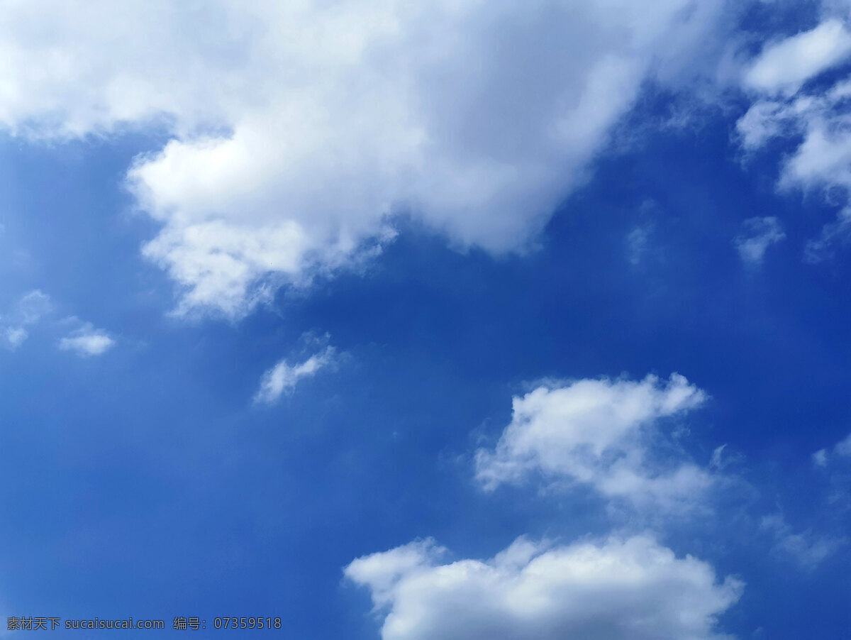 蓝天 白云 云朵 天空 蓝色背景 自然景观 自然风景