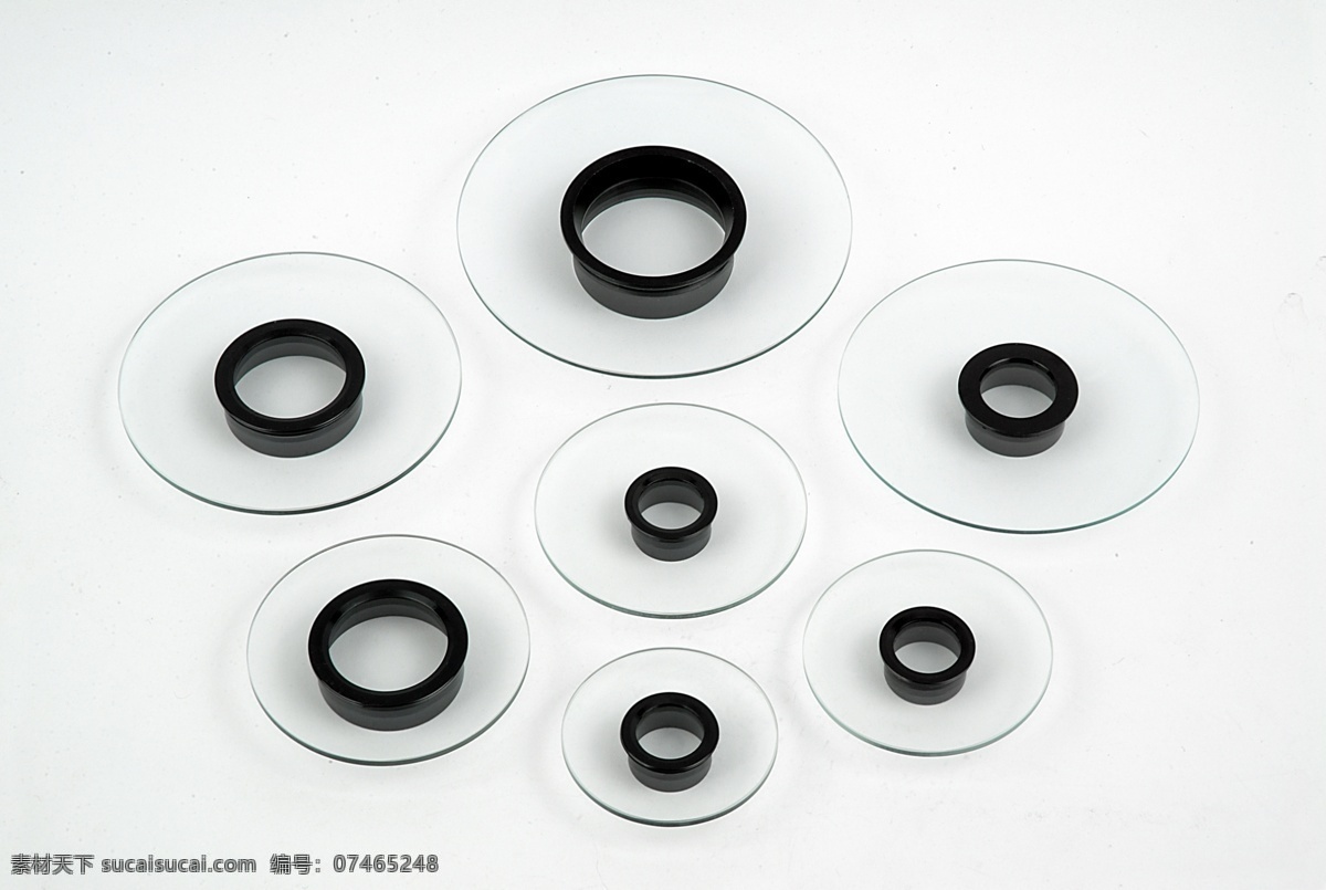 安防 安防产品 工业生产 黑色 摄像机 现代科技 圆形 玻璃片 红外灯 遮光罩 光罩 透明玻璃片 家居装饰素材 灯饰素材
