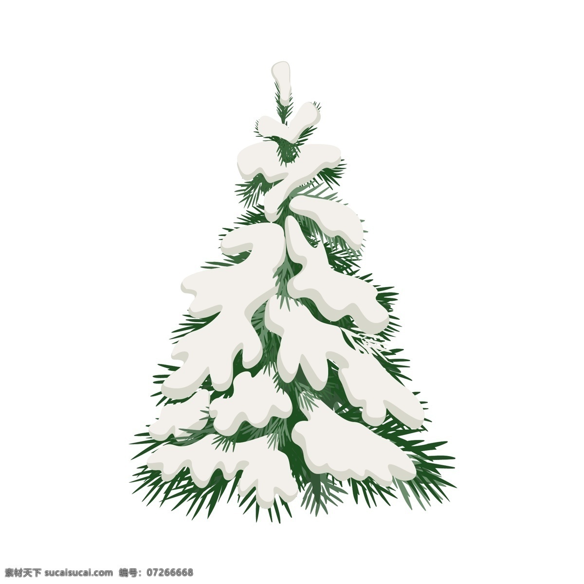雪松 雪 树 圣诞树 矢量 商用 元素 冬天 圣诞节 雪树 扁平 松树