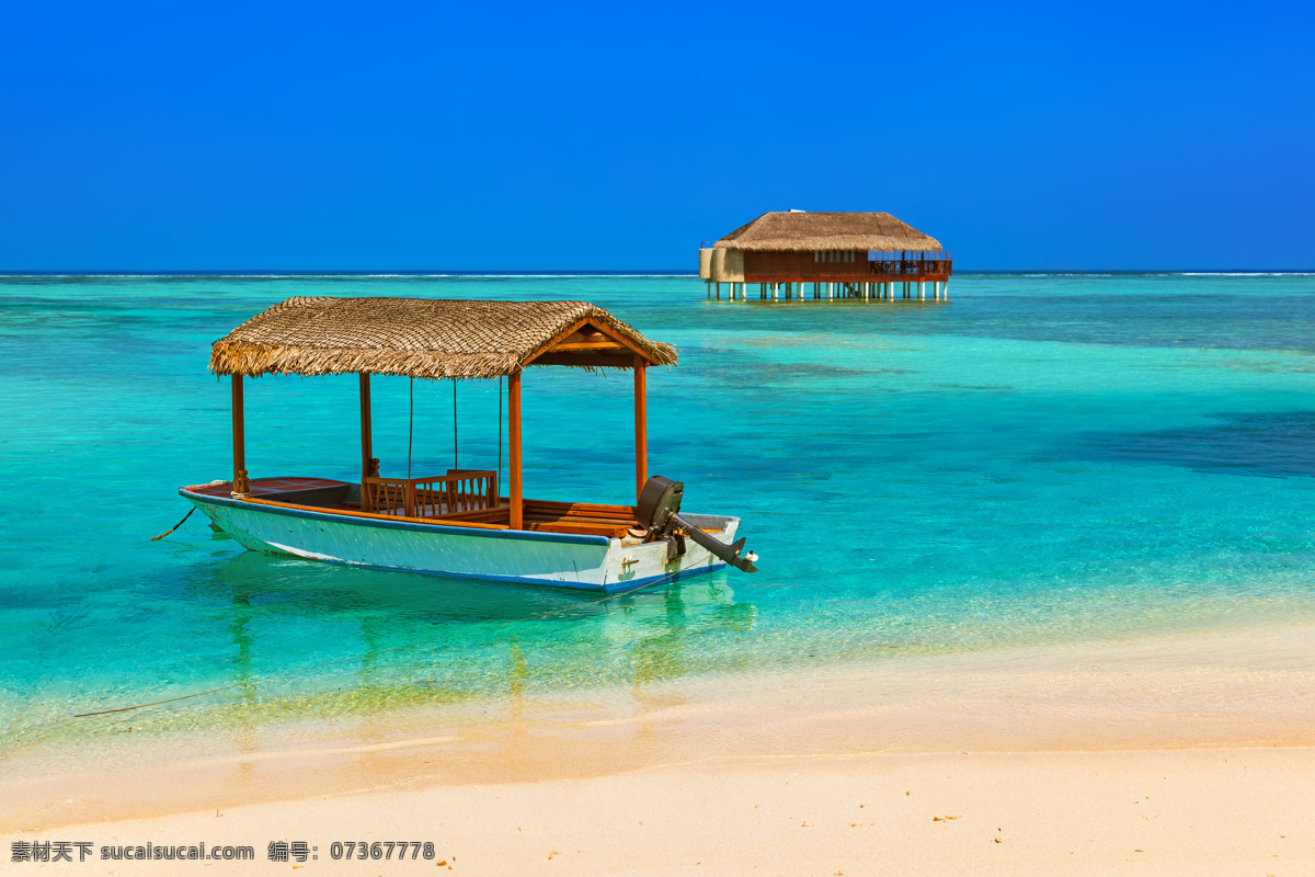 蓝色 海滩 风景图片 马尔代夫 大海 海水 海边 沙滩