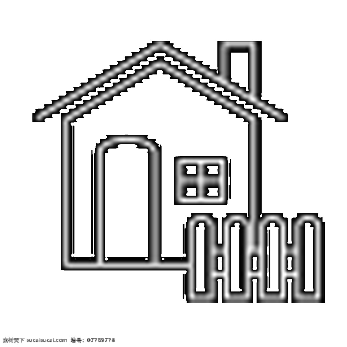 扁平化民房 房屋 建筑 小房子 扁平化ui ui图标 手机图标 界面ui 网页ui h5图标