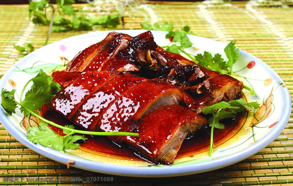 碌鹅免费下载 美食 盘子 香菜 竹子 鹅肉 风景 生活 旅游餐饮