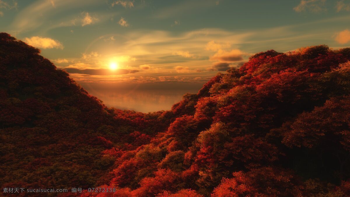 大自然的美景 美景 大自然 户外 阳光 山涧 天空 自然景观 自然风景