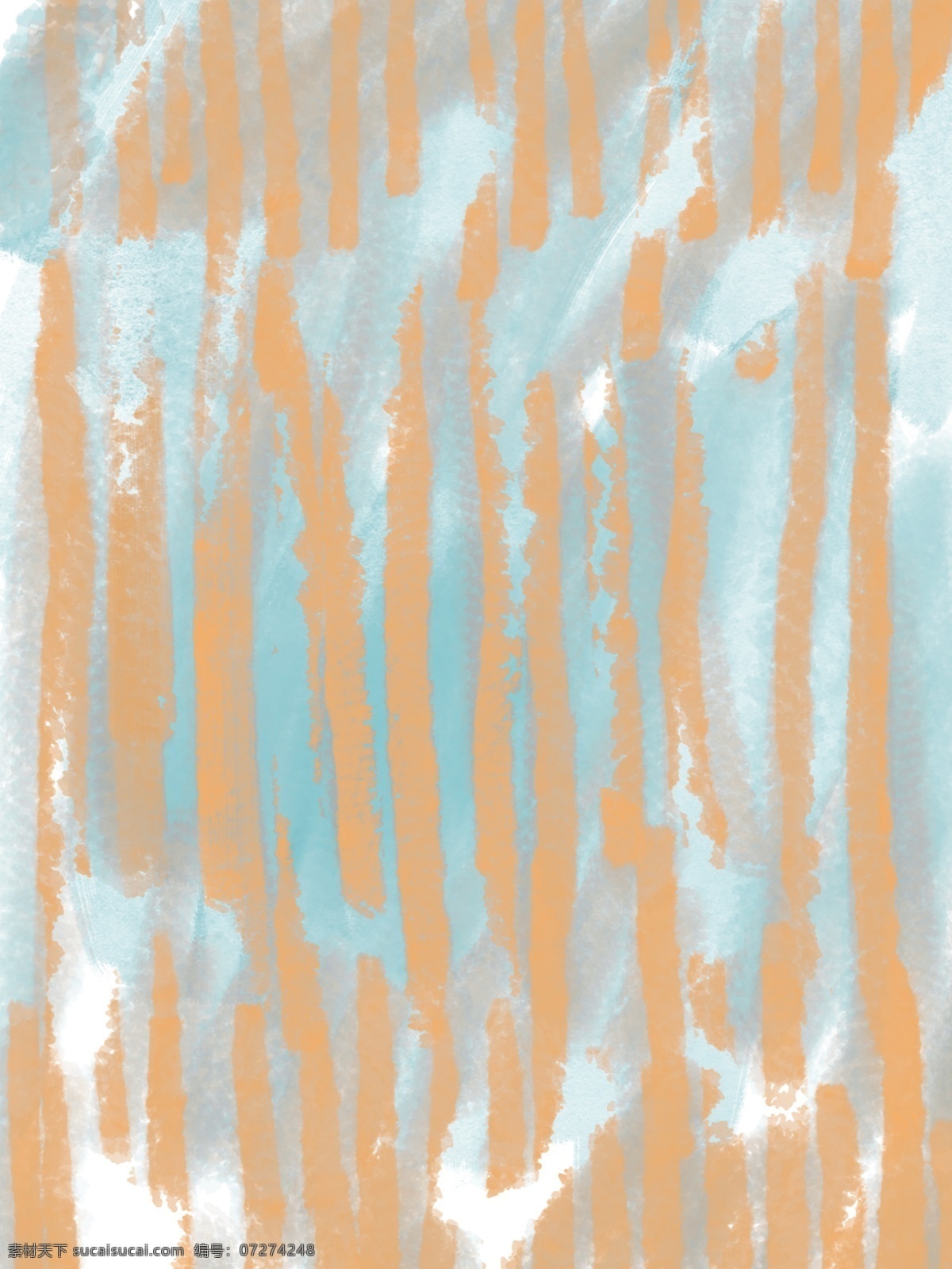 艺术 感 抽象 写意 条纹 水彩 蓝色 橙色 背景