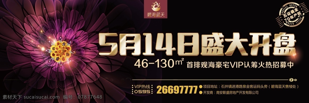 开盘 紫色 盛开 盛大 5月 房地产 花开