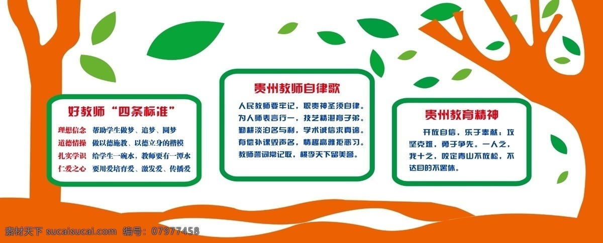 校园文化 异形宣传栏 好教师标准 教师自律歌 教育精神 宣传栏 展板模板