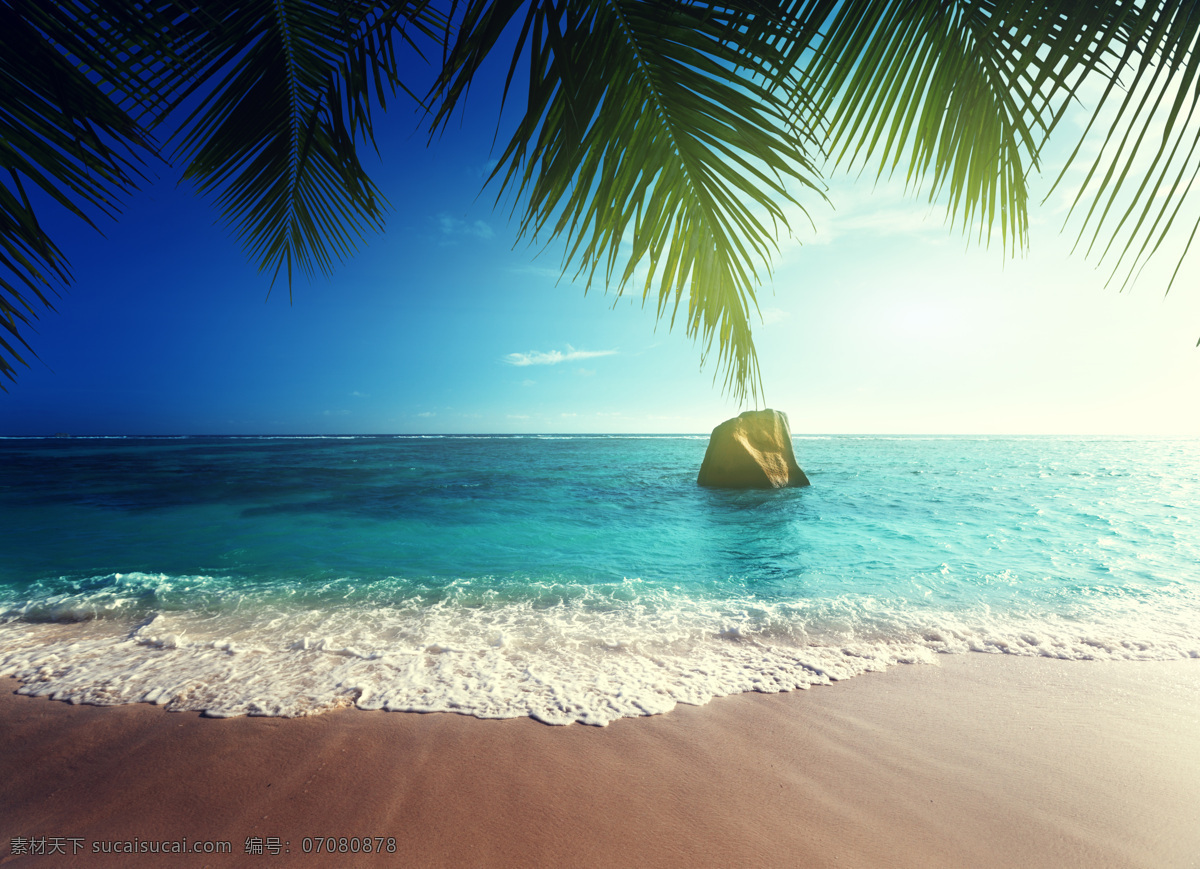 白云 大海 海边 海景 海上风景 海滩 海洋 蓝天 滩 沙滩 国外海景 椰树 自然风景 自然景观 自然 景色 高清 psd源文件