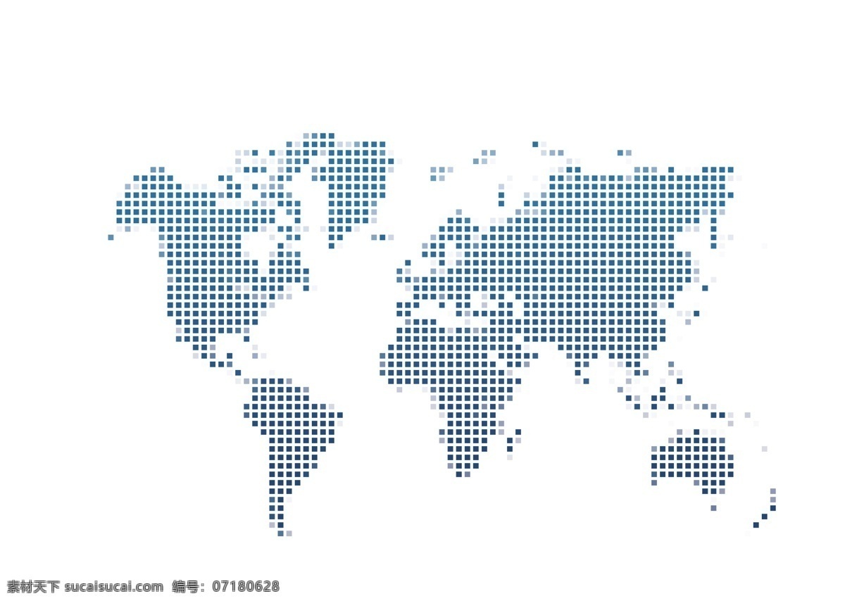 格子 地图 矢量图 矢量地图 蓝色 科技