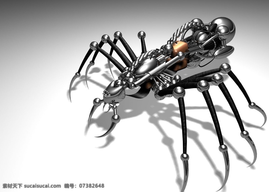 金属昆虫 金属 昆虫 虫 蚂蚁 现代 3d 逼真 甲虫