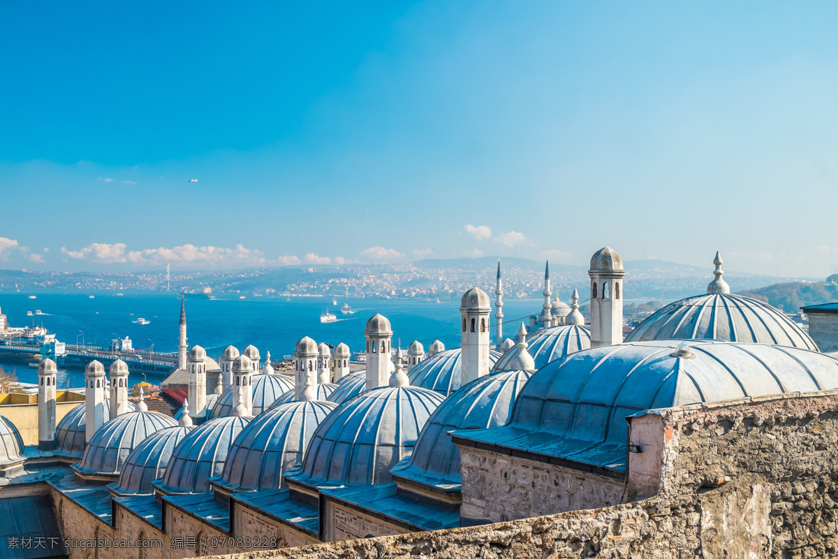 美丽 伊斯坦布尔 建筑 风景 土耳其风光 土耳其 旅游景点 美丽风景 美丽景色 风景摄影 城市风光 环境家居 青色 天蓝色