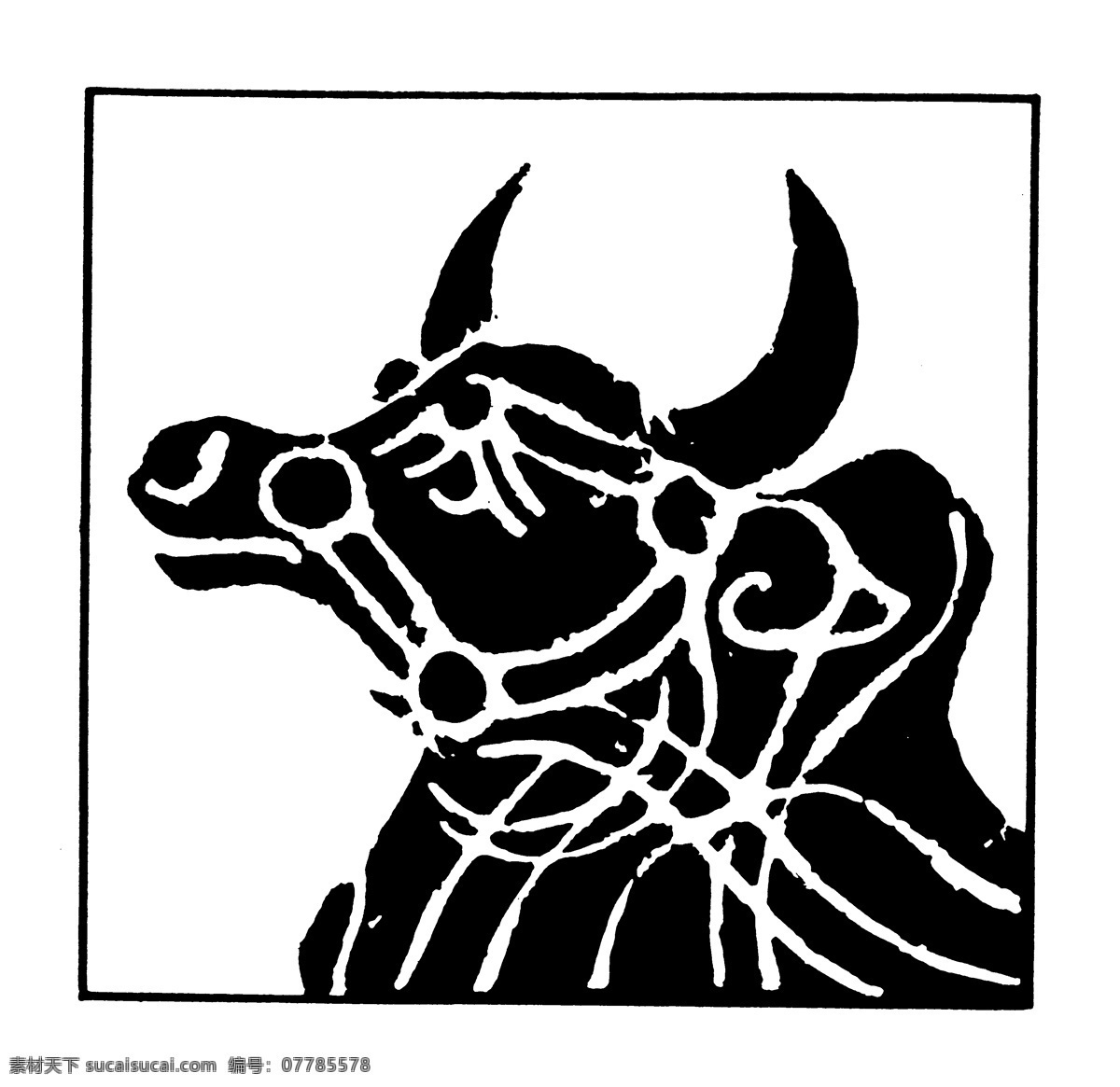 动物图案 魏晋 南北朝 图案 中国 传统 中国传统图案 设计素材 装饰图案 书画美术 白色