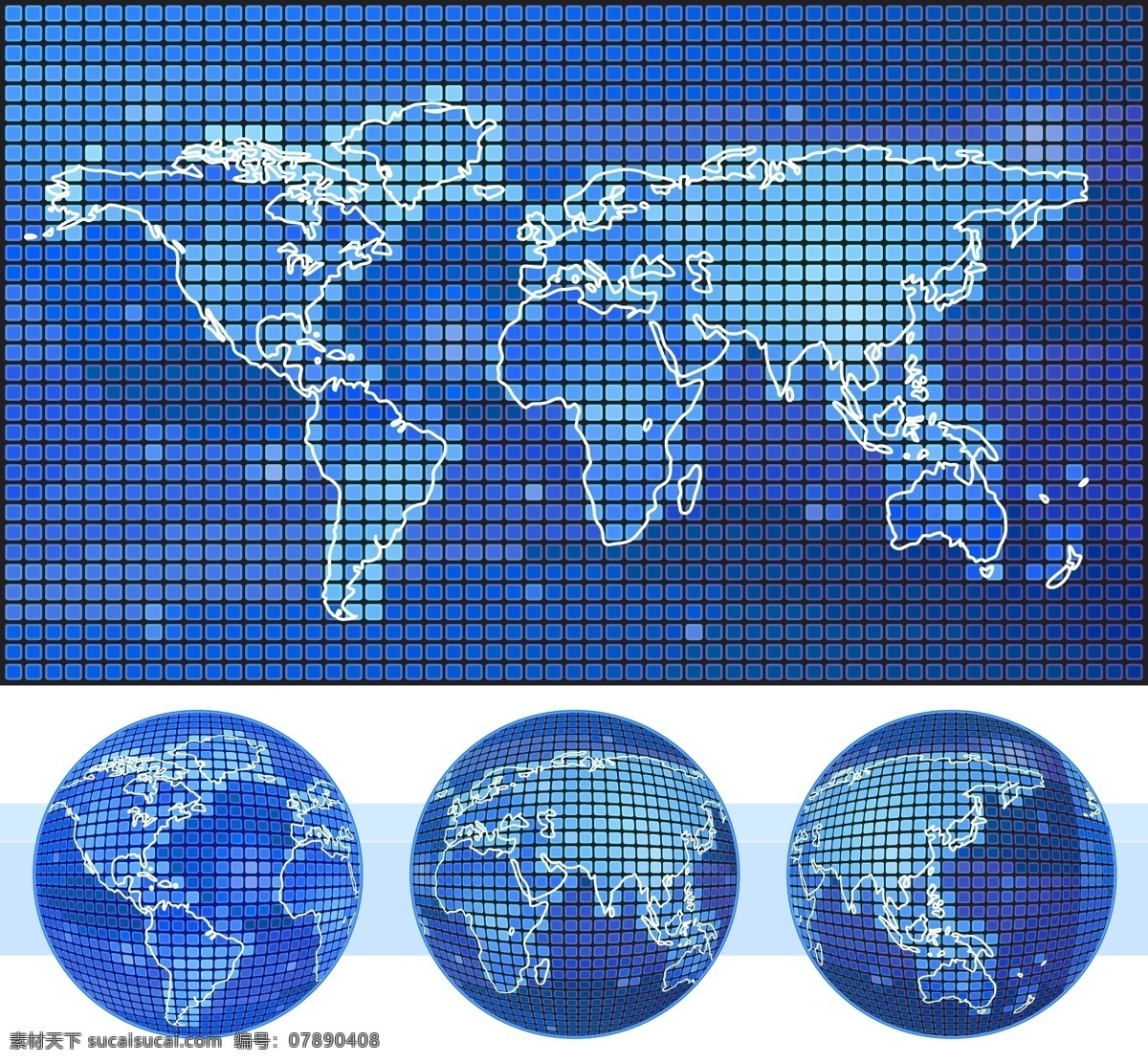 地图图标设计 地图 地图素材 地图设计 矢量地图 蓝色地图 国外地图 图标 地图图标 圆形图标 底纹边框 矢量素材 白色