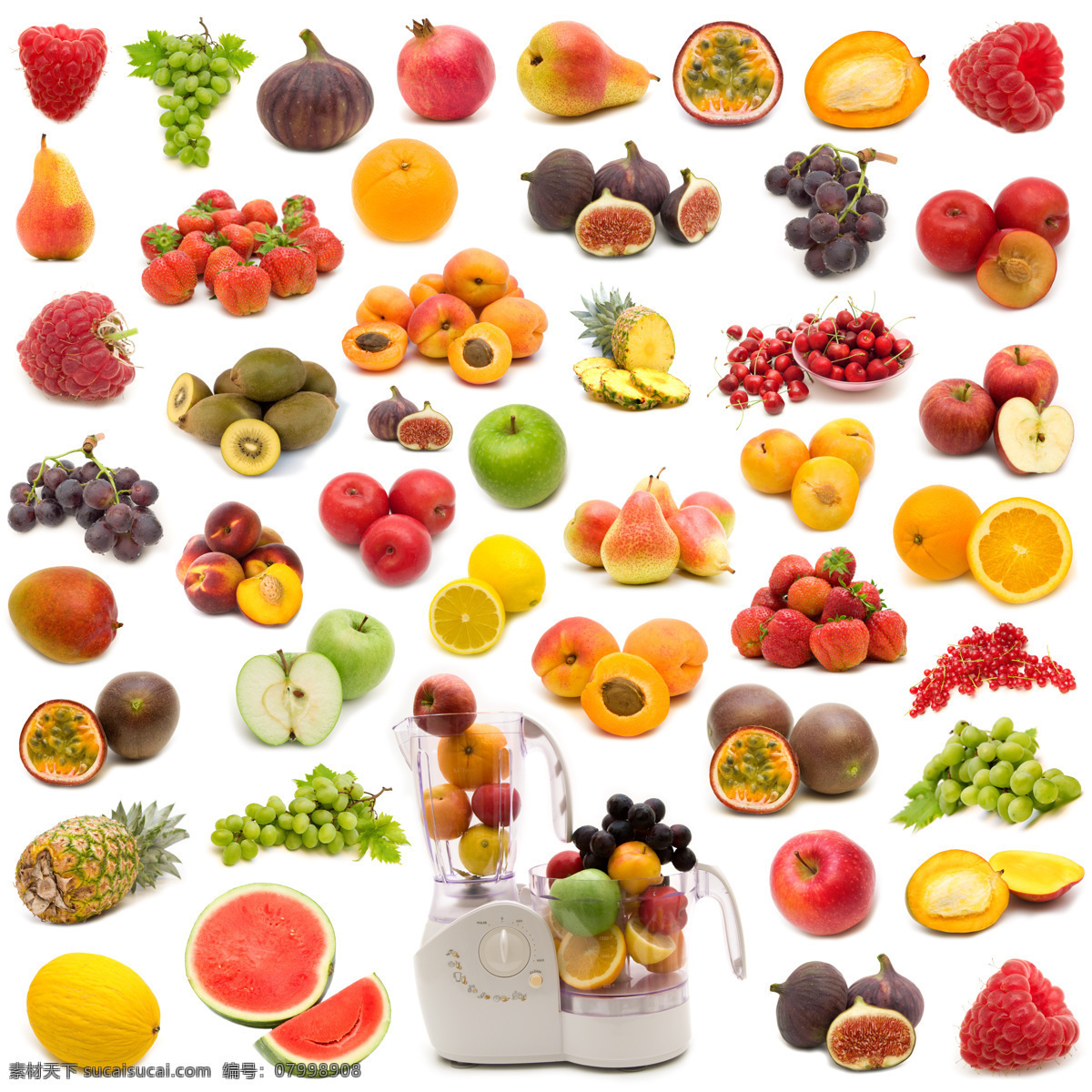水果 蔬菜 背景 素材图片 苹果 哈蜜瓜 香蕉 樱桃 西瓜 青瓜 辣椒 菜花 新鲜水果 水果摄影 水果图片 餐饮美食