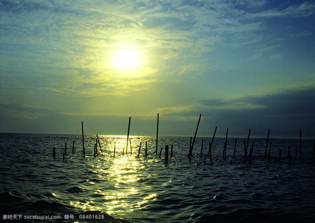 夕阳大海 大海 夕阳 风景