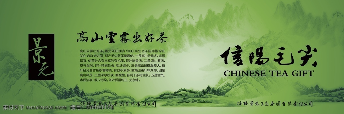 绿茶信阳毛尖 绿茶标签 信阳毛尖 茶叶 茶 茶文化 中国传统纹样 现代纹样 花纹 广告设计模板 源文件