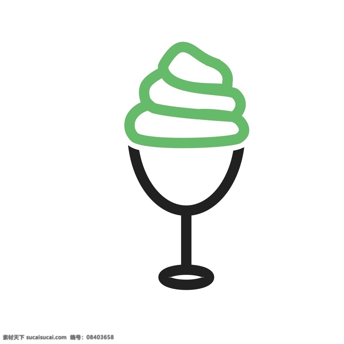 卡通 冰淇淋 夏天实物 甜筒 扁平化ui ui图标 手机图标 游戏ui 界面ui 网页ui h5图标